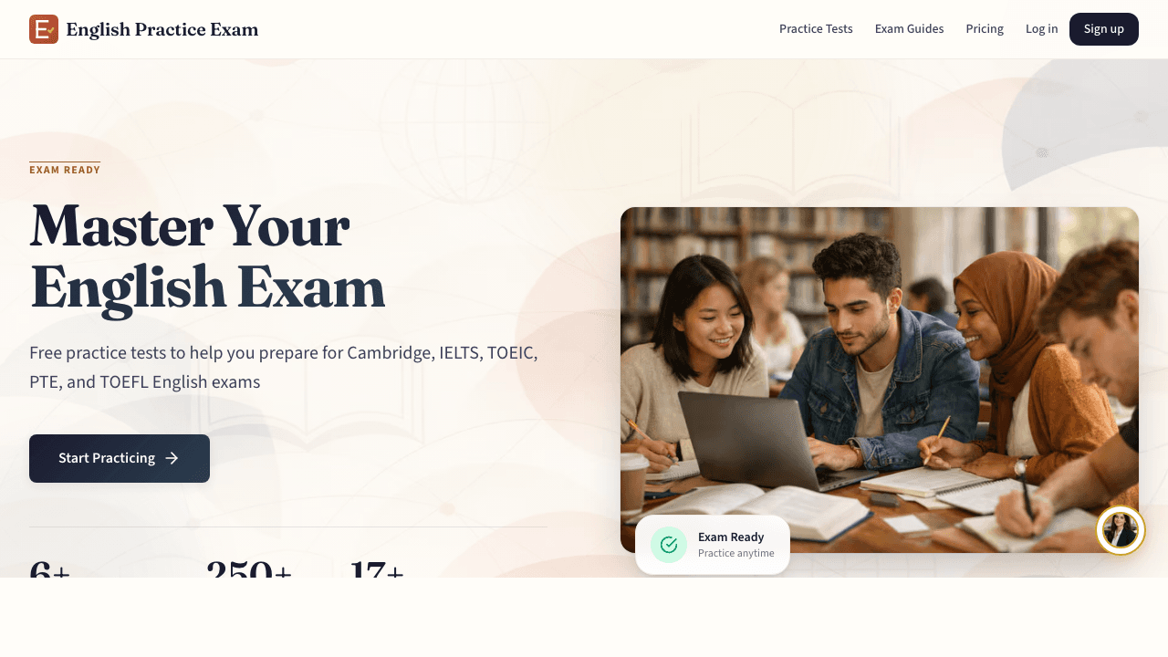 English Practice Exam